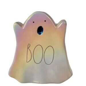 NEW Rae Dunn BOO Iridescent Ghost Figurine 👻